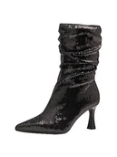 Kozaki damskie - Tamaris Damskie 1-1-25055-41 modne kozaki, czarne, 36 EU, czarny, 36 EU - miniaturka - grafika 1