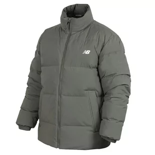 Kurtka New Balance MJ34324DON - zielona - Kurtki męskie - miniaturka - grafika 1