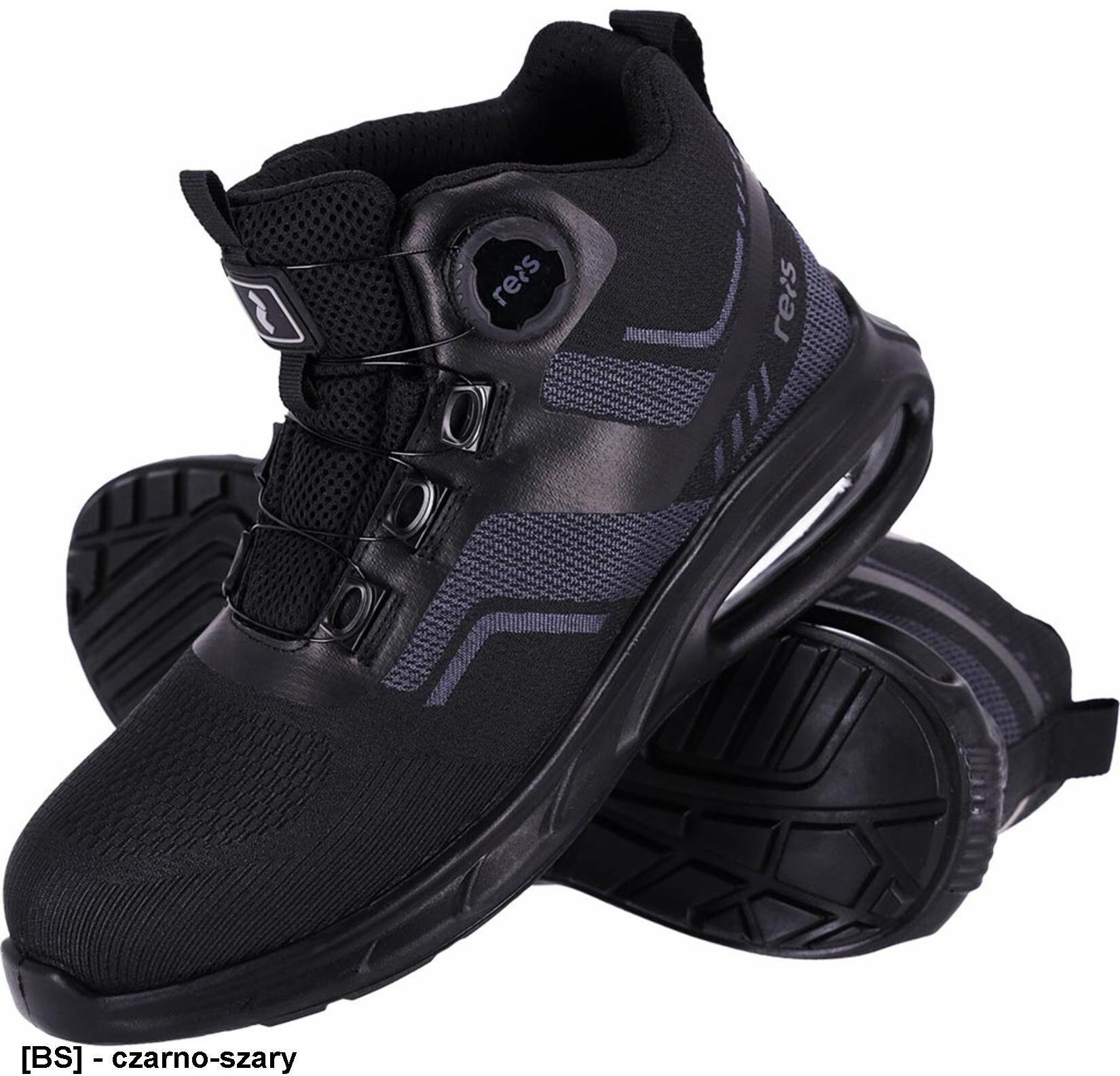 Trzewik but bezpieczny podnosek dziany materiał tekstylny żywica termoutwardzalna podeszwa antypoślizgowa wkładka antyprzebiciowa męskie BRWING-T S1PL SR FO 40