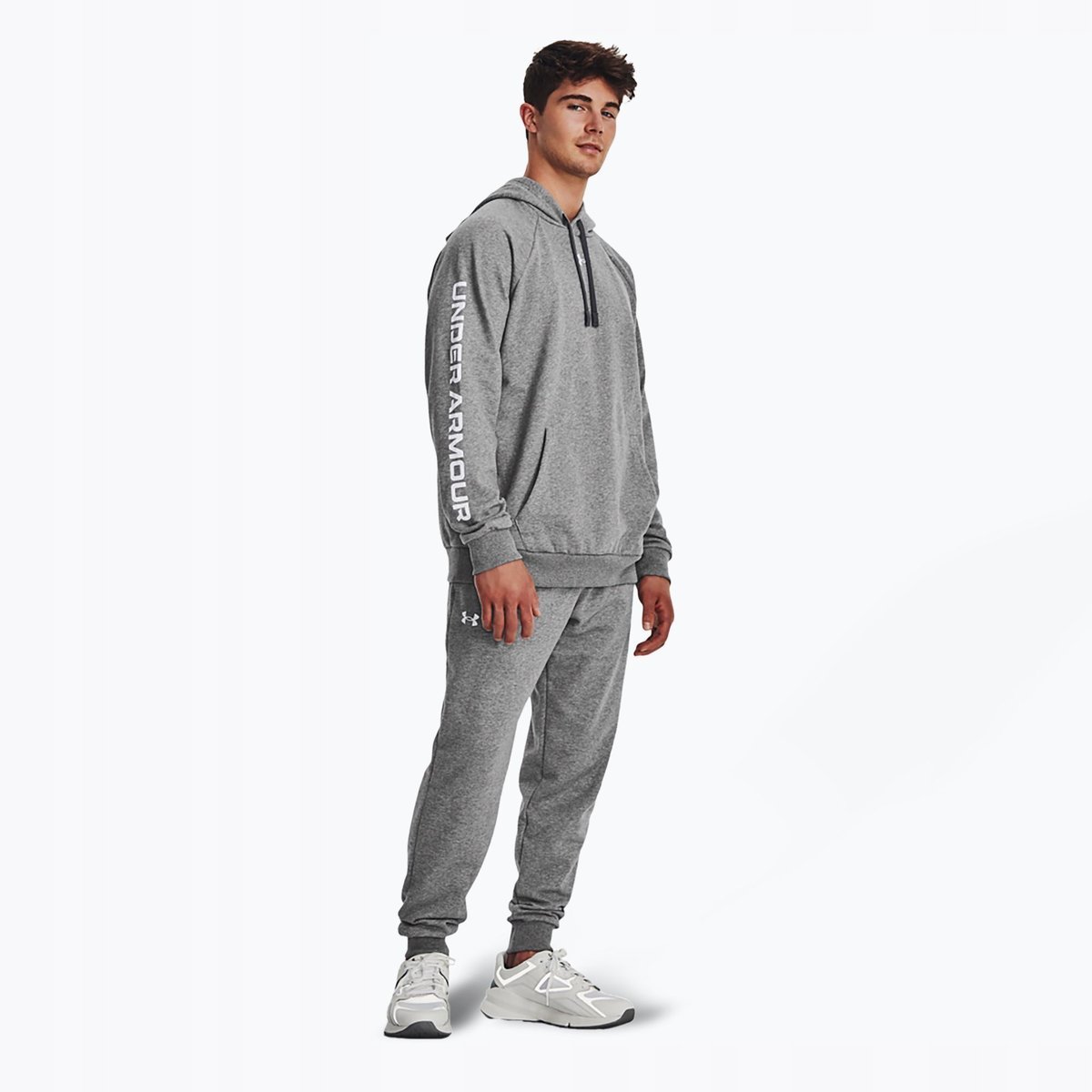 DRES MĘSKI UNDER ARMOUR KOMPLET BLUZA+SPODNIE Rival Fleece Suit XS