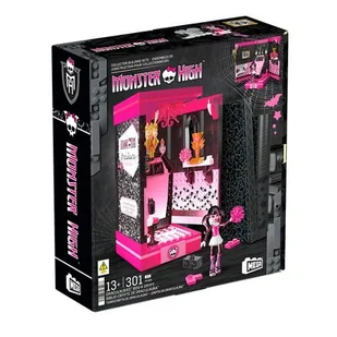 Klocki plastikowe MEGA Monster High Draculaura i krypta HXJ88 - Klocki - miniaturka - grafika 1