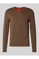 Swetry męskie - Sweter z dzianiny o kroju regular fit z czystej bawełny - Tom Tailor - miniaturka - grafika 1