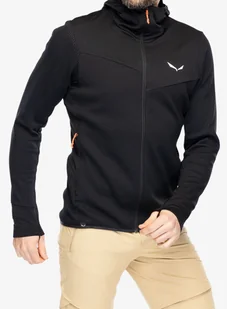 Bluza trekkingowa Salewa Puez Waffle Hyb PL HD Jacket - black out - Bluzy sportowe męskie - miniaturka - grafika 1