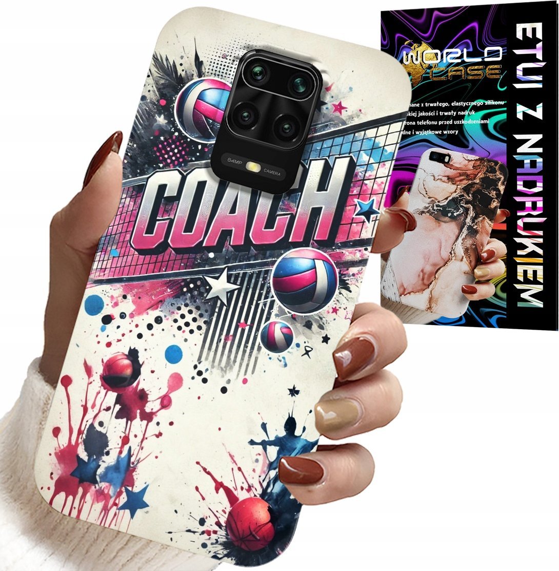 ETUI DO XIAOMI NOTE 9 PRO / 9S - SIATKÓWKA COACH SIATKA OBUDOWA, PLECKI