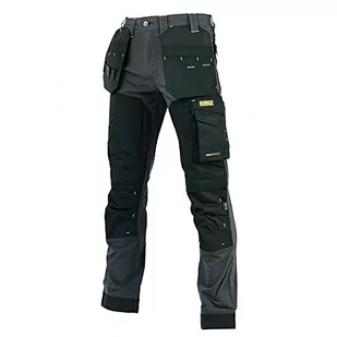 DEWALT Męskie spodnie Dewmem3429-tb Memphis Kabura Spodnie Talia 34" Noga 29" Czarny/Szary, 34W 29L UK - Spodenki męskie - miniaturka - grafika 1