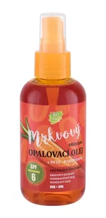 Vivaco Vivaco Bio SPF6 Carrot Suntan Oil 150 ml Preparat do opalania ciała - Balsamy i kremy do opalania - miniaturka - grafika 1