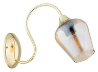 Lampy ścienne - Kinkiet ścienny ze złotą armaturą, E27 O3560 K1 ZL z serii JULIA ZL - miniaturka - grafika 1