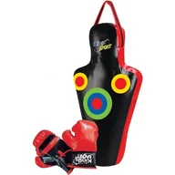 Zabawki i gry sportowe - ENERO Zestaw bokserski junior Enero manekin 59,5x17x34,5cm + rękawice victoriasport-1017624-0 - miniaturka - grafika 1