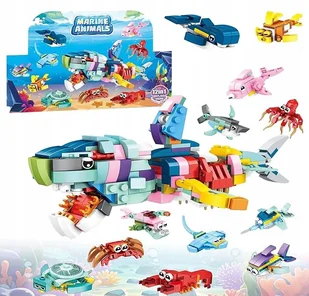 ZWIERZĘTA MORSKIE OCEANICZNE KLOCKI FIGURKKI LUDZIKI ZESTAW Marine Animals - Klocki ZWIERZĘTA MORSKIE OCEANICZNE KLOCKI FIGURKKI LUDZIKI ZESTAW Marine Animals - Klocki - miniaturka - grafika 1