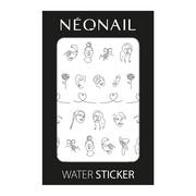 Neonail Naklejki wodne - water sticker - NN04