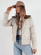 Kurtki damskie - Kurtka damska FALES szara Dstreet TY4233-XXL - miniaturka - grafika 1