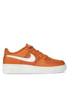 Nike Sneakersy Air Force 1 Lv8 (GS) DX1656 800 Brązowy - Buty dla dziewczynek - miniaturka - grafika 1