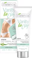 Depilacja - Bielenda Vanity Bio Clay Krem Do Depilacji Z Naturalną Glinką Zieloną I Sokiem Z Liści ALoesu Skóra Sucha 100ml - miniaturka - grafika 1