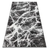 Dywany - Dywan BCF Morad MARMUR - antracyt / czarny szary 300x400 cm - miniaturka - grafika 1