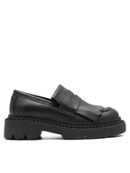 Półbuty damskie - Badura Loafersy SINES-23FW110-V Czarny - miniaturka - grafika 1