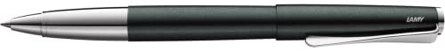 LAMY Studio Pióro kulkowe 369 – pióro kulkowe z wysokiej jakości palladem w kolorze czarno-zielonym z klipsem w kształcie śmigła – wkład do długopisu kulkowego M 63 czarny – szerokość kreski M, 1