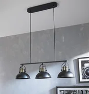 Lampy sufitowe - Lampa wisząca Ted szara 3 x E27 Inspire - miniaturka - grafika 1