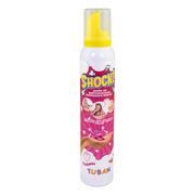 Kosmetyki kąpielowe dla dzieci - Tuban Multisensoryczny pianko-żel Shock, truskawkowy, 200 ml - miniaturka - grafika 1