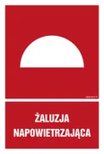 Systemy ekspozycyjne i znaki informacyjne - BC065 ŻALUZJA NAPOWIETRZAJĄCA, PN - PŁYTA PCV 1MM; (150X222MM) - miniaturka - grafika 1