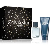 Zestawy perfum męskich - Calvin Klein Defy Zestaw: Woda toaletowa + Żel pod prysznic - miniaturka - grafika 1