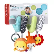 Zawieszki dla dzieci i niemowląt - B-kids B-kids Zawieszka spiralka do wózka ze zwierzątkami Infantino 5_784356 - miniaturka - grafika 1