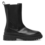Buty dla dziewczynek - Kozaki Calvin Klein Jeans Chelsea Boot V4A5-81034-1355 S Czarny - miniaturka - grafika 1