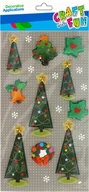 Zabawki kreatywne - Ozdoba Bn Naklejki 3d Choinka 10szt Cf 12/288 - miniaturka - grafika 1