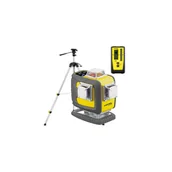 Poziomice laserowe - ZESTAW Laser budowlany Nivel System CL4D-P + statyw SJJM1EX + czujnik RD800 Nivel System - miniaturka - grafika 1