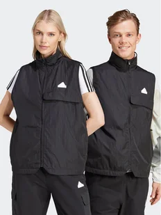 adidas Kamizelka Unisex City Escape IN3701 Czarny Loose Fit - Odzież trekkingowa damska - miniaturka - grafika 1