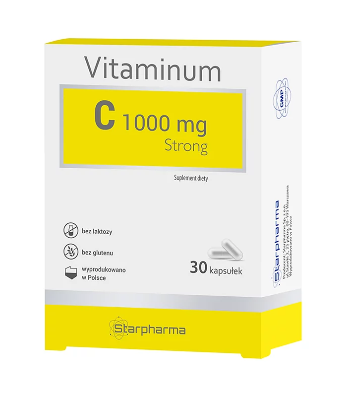 Starpharma Vitaminum C 1000 mg Strong 30 kapsułek 3623961