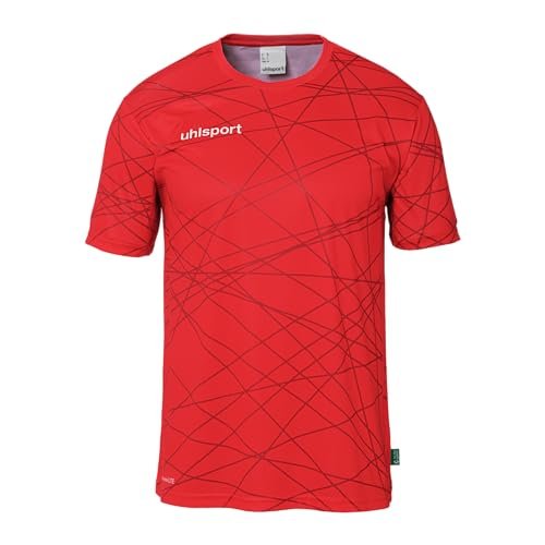 uhlsport Prediction koszulka sportowa z krótkim rękawem, koszulka piłkarska dla bramkarzy i graczy – koszulka bramkarza dla dzieci i dorosłych