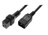 Kable komputerowe i do monitorów - Assmann Kabel zasilający serwerowy 3x1,5mm2 Typ IEC C20 prosty/IEC C19 prosty M/Ż 1m czarny IEC-PC1284 - miniaturka - grafika 1