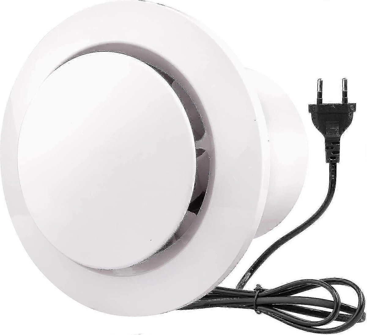 Wyciąg powietrza 100 mm 130 m/h 20 W, z zaworem zwrotnym, wentylator wyciągowy o dużym przepływie powietrza, energooszczędny, do łazienki, kuchni, t..