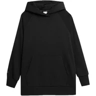 Bluzy damskie - Bluza damska 4F F0955 głęboka czerń 4FWSS24TSWSF0955 20S M - miniaturka - grafika 1