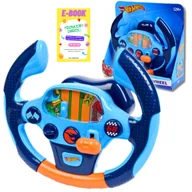 Zabawki konstrukcyjne - HOT WHEELS Wyścigowa Kierownica Dźwięki 2024 Wyścig Zabawka PREZENT DLA DZIECKA + EBOOK - miniaturka - grafika 1