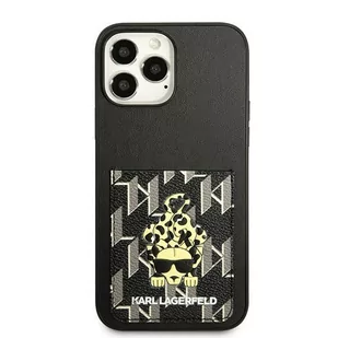 Etui Karl Lagerfeld do iPhone 13 Pro Max 6,7" hardcase czarny/black Karlimals Cardslot - Etui i futerały do telefonów - miniaturka - grafika 1