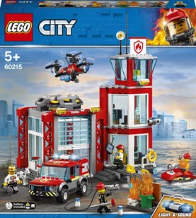 LEGO City Remiza strażacka 60215 - Klocki - miniaturka - grafika 1