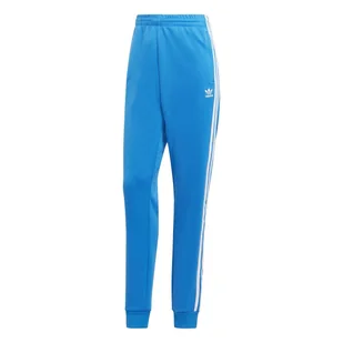 Spodnie dresowe damskie adidas ADICOLOR CLASSICS SST niebieskie II0753-L - Dresy damskie - miniaturka - grafika 1