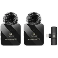 Mikrofony komputerowe - Mikrofon bezprzewodowy PULUZ PU647B (lightning) - miniaturka - grafika 1