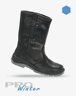 BUTY BEZPIECZNE Z METALOWYM PODNOSKIEM OCIEPLANE PPO STRZELCE OPOLSKIE MODEL 1413, PN-EN ISO 20345, S1, CI, SRC - Obuwie robocze - miniaturka - grafika 1