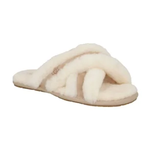 UGG Ocieplane obuwie domowe W SCUFFITA | z dodatkiem skóry - Kapcie damskie - miniaturka - grafika 1