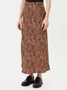 Pieces Spódnica midi Franan 17116541 Czarny Regular Fit - Spódnice - miniaturka - grafika 1
