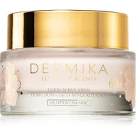 Kremy do twarzy - Dermika Luxury Placenta 60+ - krem odbudowująco-wygładzający na dzień i na noc 50 ml - miniaturka - grafika 1