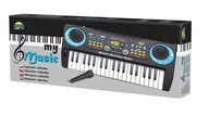 Instrumenty muzyczne dla dzieci - Dromader Keyboard z mikrofonem 02580 - miniaturka - grafika 1