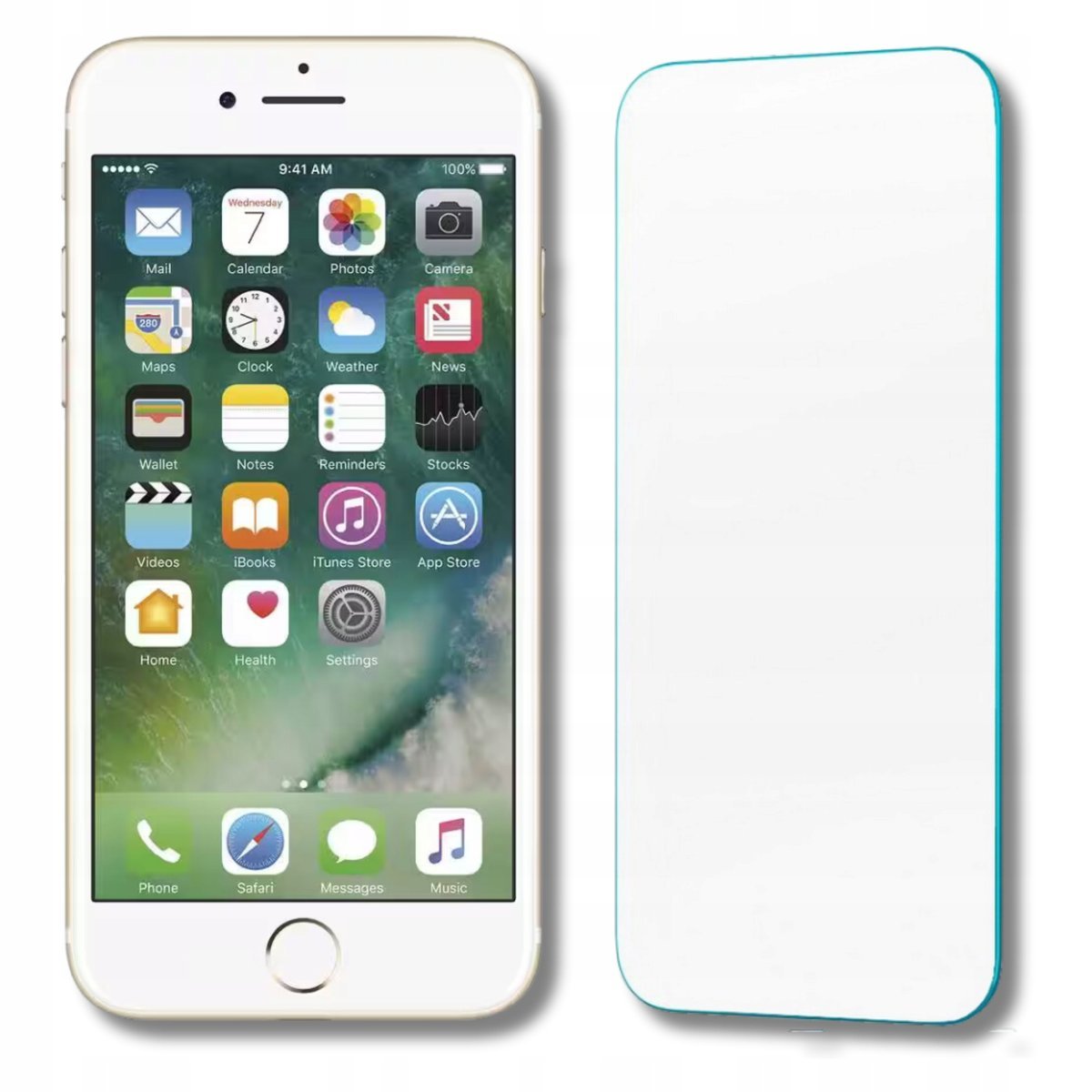 Szkło Hartowane do Iphone 8 Mocne Wytrzymałe Twarde Szkiełko Ochronne 9H