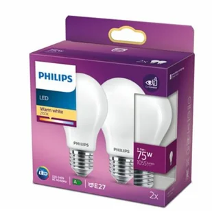 Philips Żarówka LED 929002025757 8.5W E27 2 szt.) 929002025757 - Halogeny - miniaturka - grafika 1