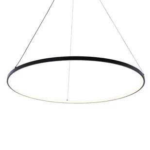 Duża lampa wisząca LED, koło ⌀80cm 2023201-BK80 z serii BRENO - Lampy sufitowe Duża lampa wisząca LED, koło ⌀80cm 2023201-BK80 z serii BRENO - Lampy sufitowe - miniaturka - grafika 1