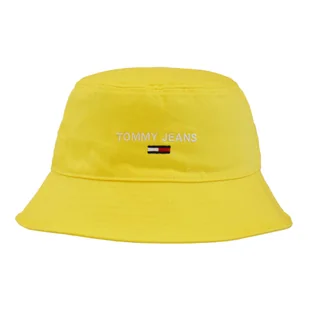 Kapelusz Tommy Jeans Sport Bucket Żółty - AW0AW11661-ZGF - Czapki męskie - miniaturka - grafika 1