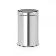 Kosze na śmieci - Brabantia Kosz Touch Bin New, srebrny, 40 l - miniaturka - grafika 1