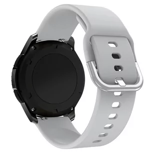 Pasek Opaska Bransoleta Silikon Szary Pętla uniwersalna 22mm - Akcesoria do smartwatchy - miniaturka - grafika 1